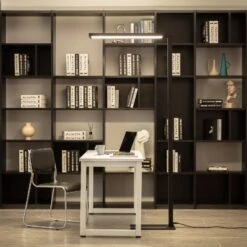 Arcchio Finix Lampadaire LED Noir 80 W Dim