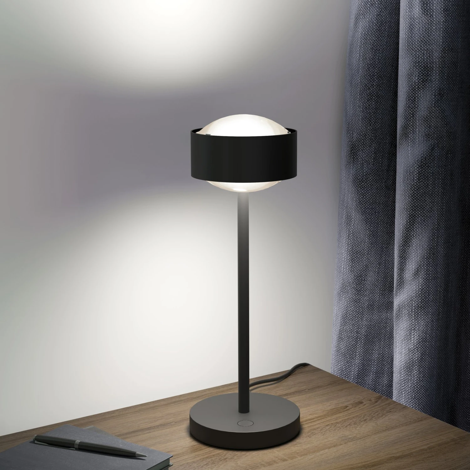 Puk! 120 Eye Table LED, Mates, Noir Mat – Image 3