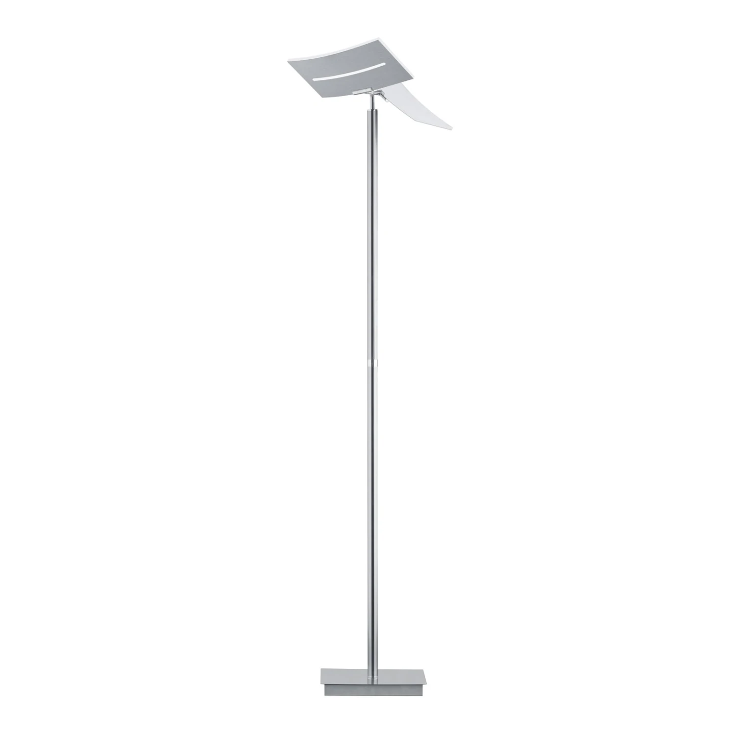 Lampadaire LED Evolo CCT, Nickel Mat/chromé