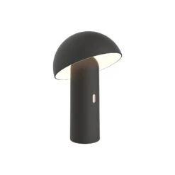 Aluminor Capsule Lampe à Poser LED Mobile, Noire