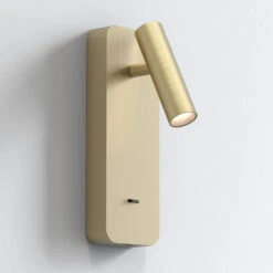 Astro Enna Surface USB Applique LED, Dorée Mate