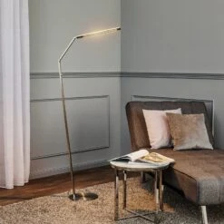 Rothfels Jolamira Lampadaire LED Variateur, Nickel