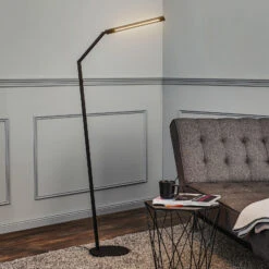 Rothfels Jolamira Lampadaire LED, Variateur, Noir