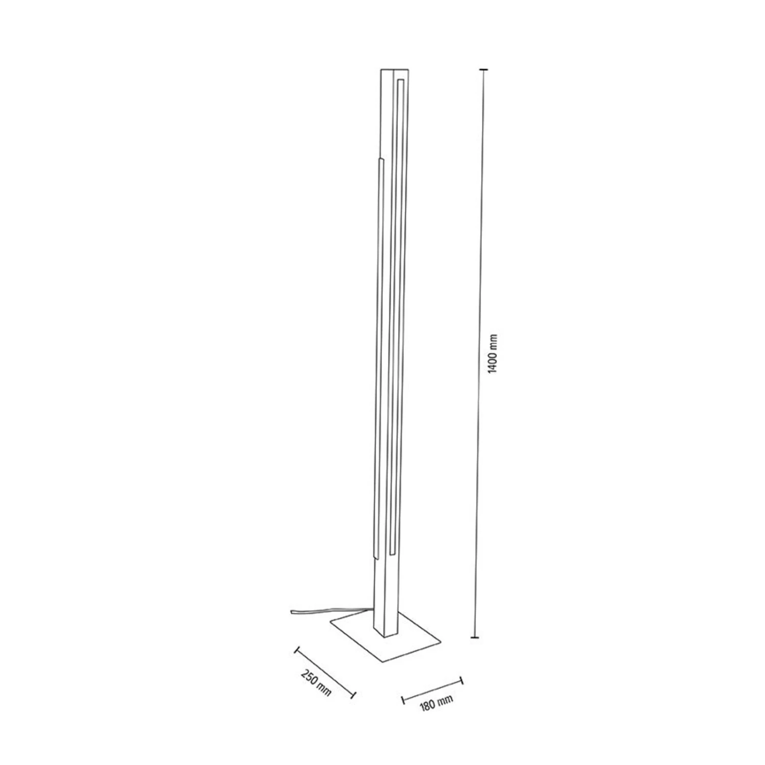Lampadaire LED Madera En ChĂȘne, Dimmable â Image 6