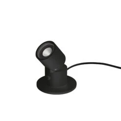 Egger Capri Lampe à Poser LED Avec Spot, Noire