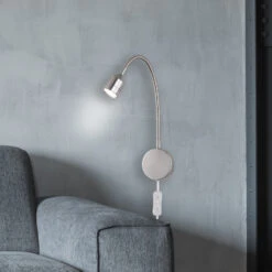 Applique LED Lovi Nickel Mat