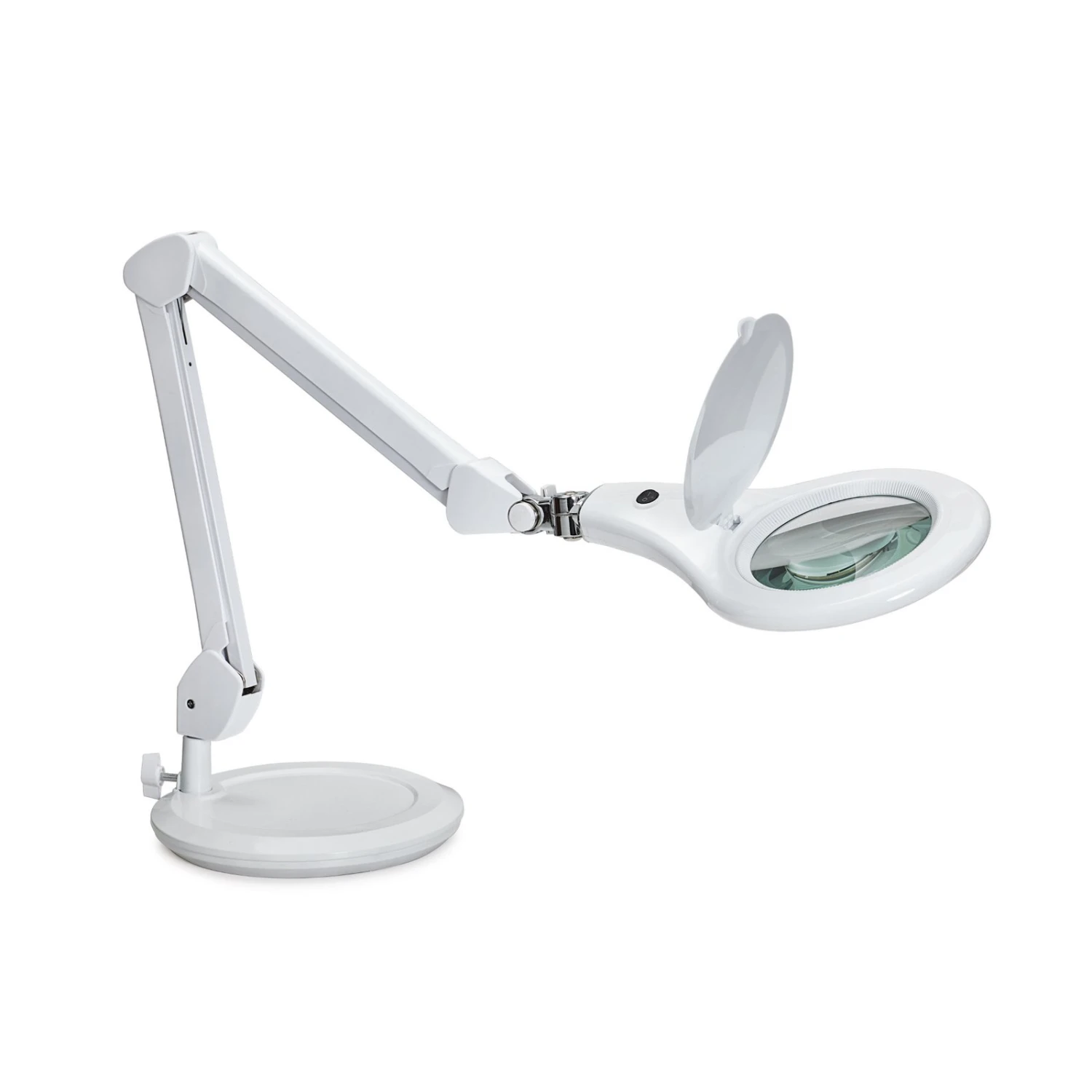 Lampe Ă Loupe LED MAULmakro, Socle, Blanc