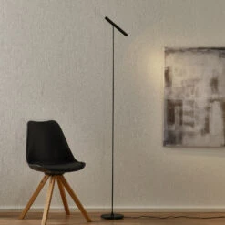 Meyjo Lampadaire LED Sensor-dim Noir