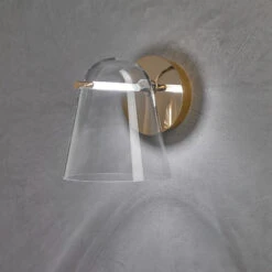 Prandina Sino W3 Applique LED Transparente/dorée