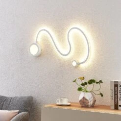 Lindby Rion Applique LED, Blanche