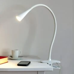 Lampe à Pince LED Baris étroite En Blanc