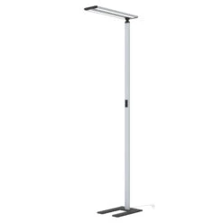 Prios Zyair Lampadaire Bureau LED Argenté 59,7 cm